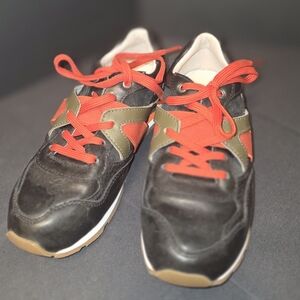 Dolce & Gabbana Black and Red Boys Sneakers